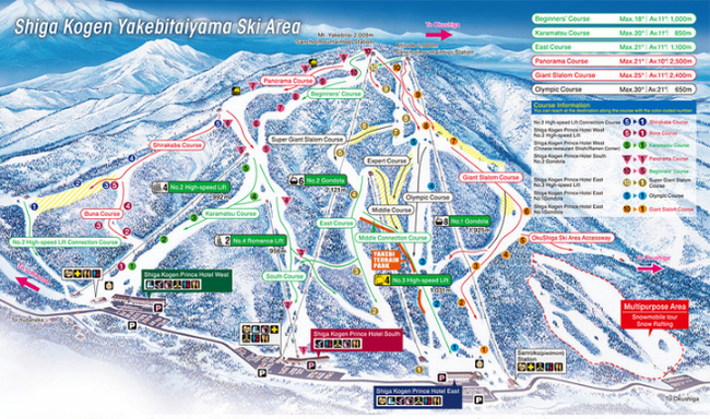 王子酒店所在的烧额山滑雪场，19个滑雪场之一