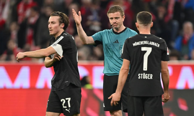 门兴主力中场赖茨因红牌停赛