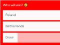 欧足联官网波兰VS荷兰支持比例：荷兰胜43%