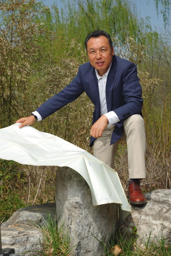 原土贪图师卢军为山钦湾高尔夫俱乐部从头贪图第17洞