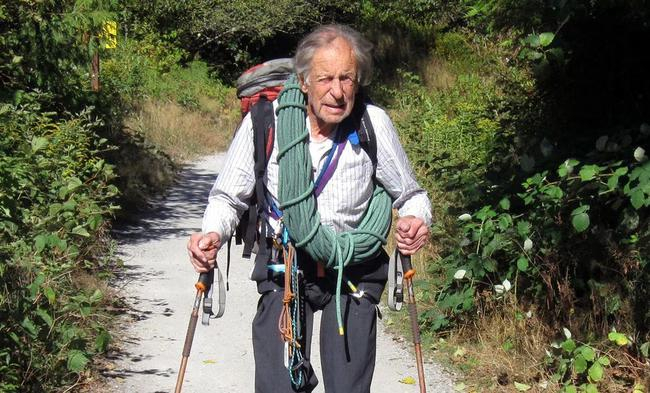 89岁弗莱德心系攀登 摄影/Mark Kroese