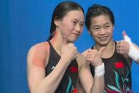 亚运跳水中国女子10米台13连冠 全红婵407C全满分
