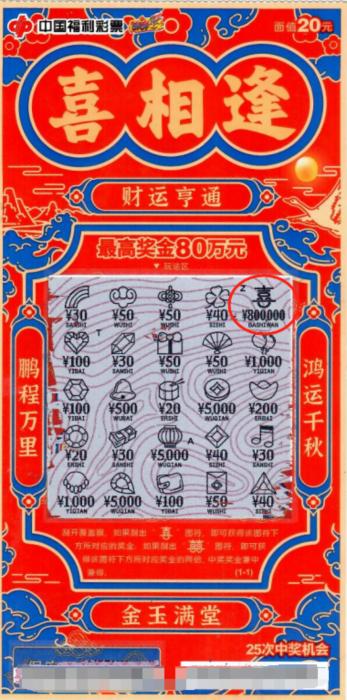 中奖彩票