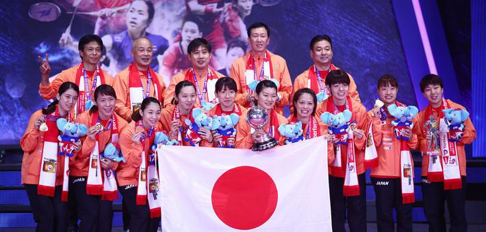 2018尤伯杯颁奖仪式