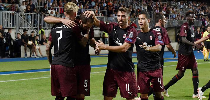 欧联-伊瓜因破门 AC米兰客胜黑马