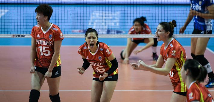 三四名决赛②江苏女排2-3上海