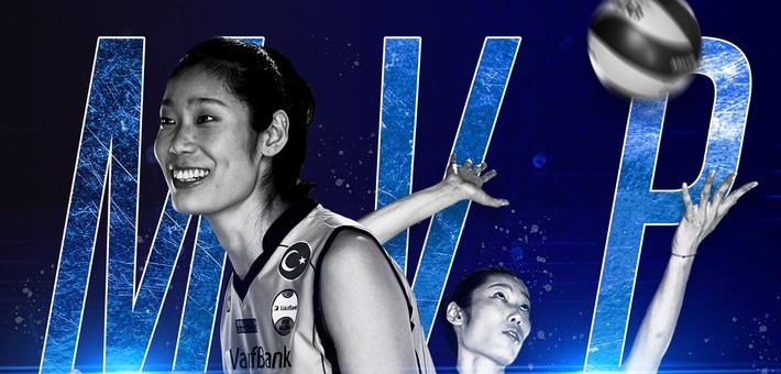 女排欧冠朱婷荣膺单场MVP