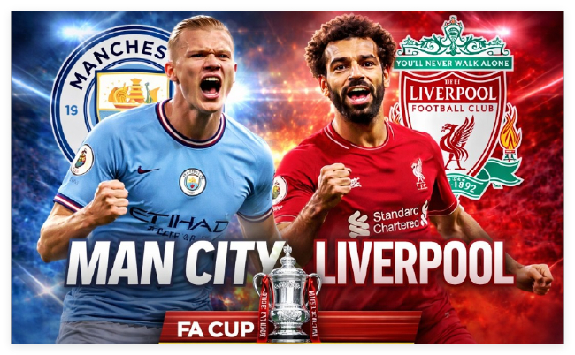 英足总杯8强战：曼城vs利物浦