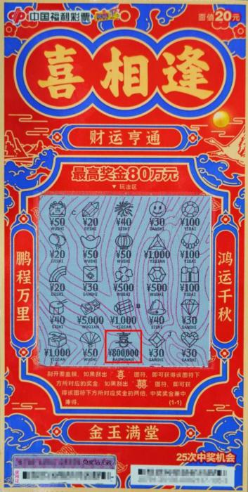 中奖彩票