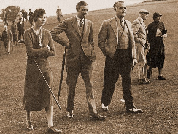 1933年沃普斯顿混合四人赛中的乔伊斯、罗杰和托利