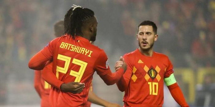 欧国联-切尔西外租射手2球+中柱 比利时2-0胜