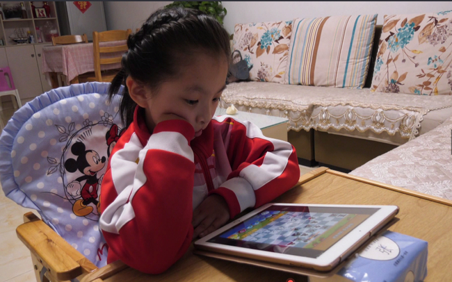 小选手在比赛中