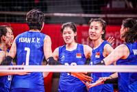 亚运女排中国3-0轻取朝鲜 全胜荣膺小组第1进8强