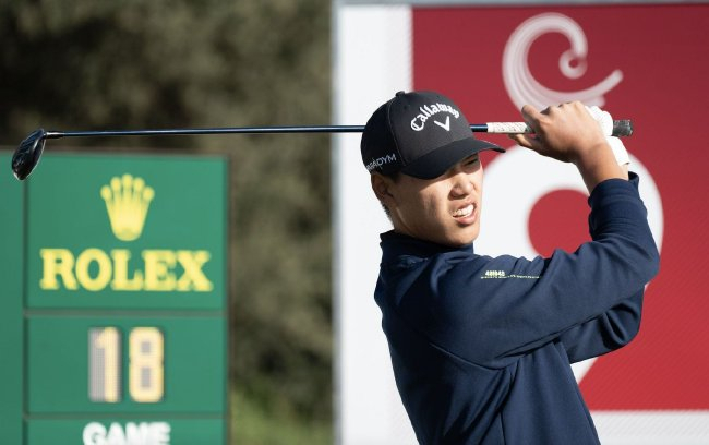 丁文一（照片来自新浪高尔夫）