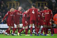 英超-利物浦2-1夺14连胜 菲尔米诺绝杀队长传射