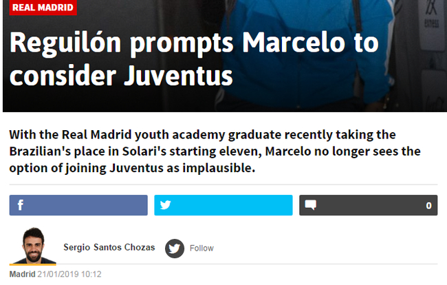 《阿斯报》截图