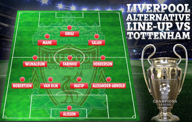 如果菲尔米诺不能首发，阵容会是这样