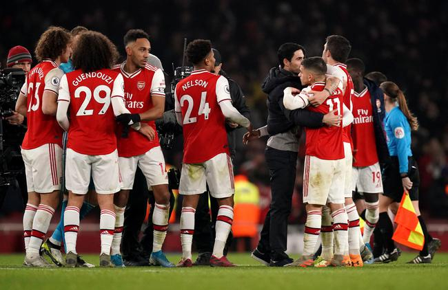 阿森纳将帅庆祝胜利