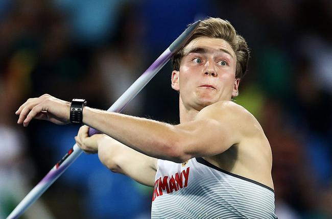 里约奥运会男子标枪冠军托马斯·罗哈勒