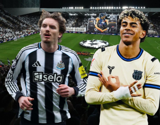 欧冠1/8决赛首回合纽卡vs巴萨