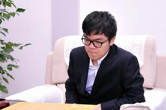 柯洁在比赛中