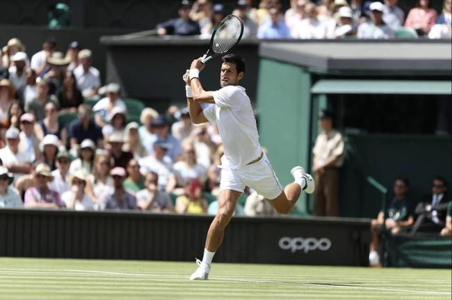 温网德约科维奇比赛瞬间