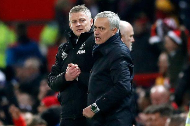 索帅先调侃穆帅，穆帅才进行回击