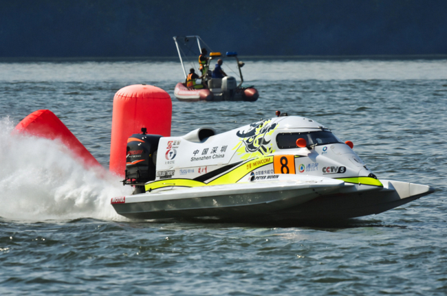 莫林逆境中取得不俗成绩&nbsp;图源：U.I.M. F1H2O官网