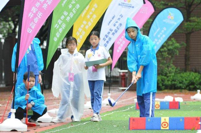 深圳市福田区第二届中小学生高尔夫球校园联赛举办