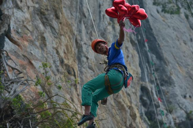 陆丽红拍摄：2017年“为爱攀登”公益活动