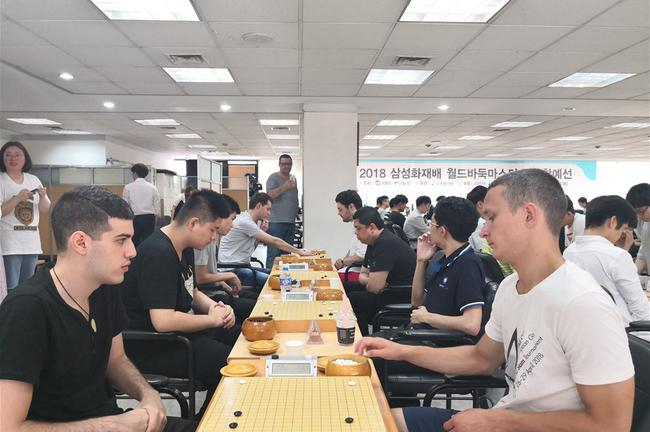 欧美组比赛现场