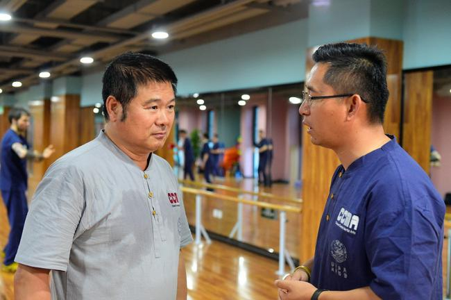 （CCMA总教练吕宝春和联合发起人高鹏）