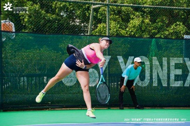 ITF世界女子网球巡回赛深圳光亮站 王蔷晋级八强