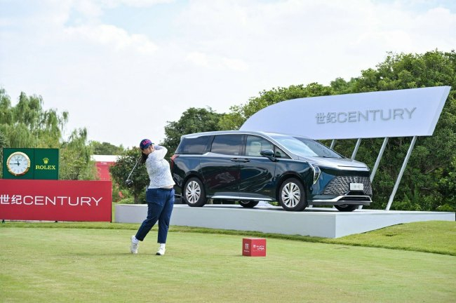 尹天琪在2024別克LPGA錦標賽賽場(chǎng)