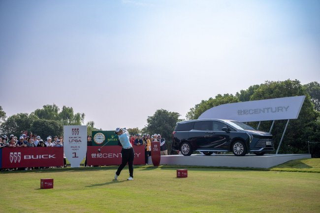 任怡嘉在2024别克LPGA锦标赛赛场