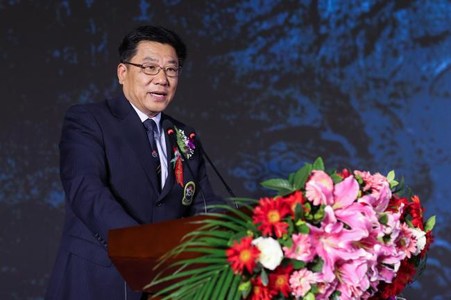 中国健美协会主席张海峰致辞