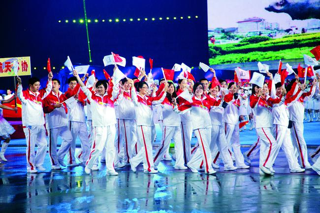 ▲建侬体育为第四届全国体育大会提供服装