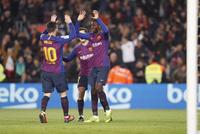 国王杯-梅西破门登贝莱2球 巴萨3-0翻盘晋级八强