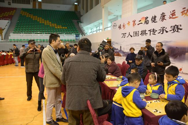 马晓春与棋迷们交流