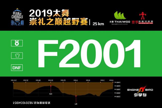 （25km号码布）