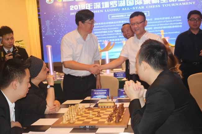 开棋仪式现场