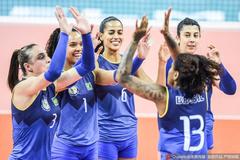 军运会巴西女排3-1逆转朝鲜 卫冕冠军率先进决赛
