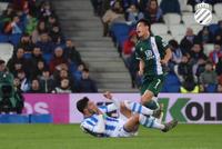 国王杯-武磊首发中楣+头球险破门 西班牙人0-2负