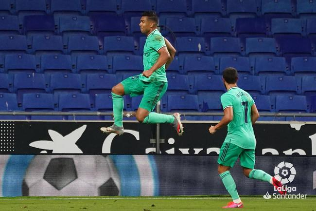 卡塞米罗庆祝进球