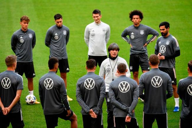 德国队赛前最后训练