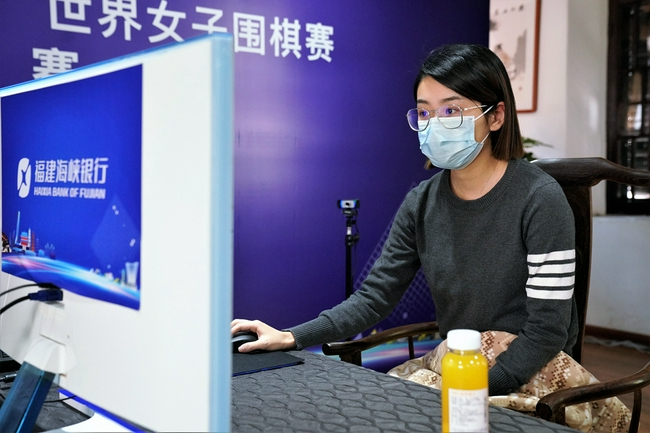 於之莹七段在比赛中