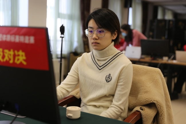 於之莹在比赛中