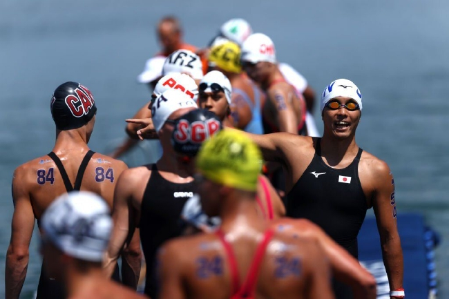 公开水域游泳结束6公里团体接力赛中国队第8德国摘金