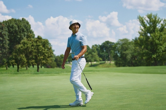 中国职业高尔夫球运动员、lululemon品牌大使窦泽成