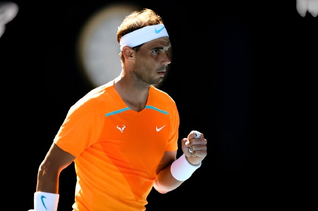 纳达尔澳网男单首轮比赛中小遇挑战3-1击败德雷珀